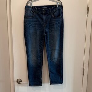 Chico's Dark Blue Straight Leg Jeans